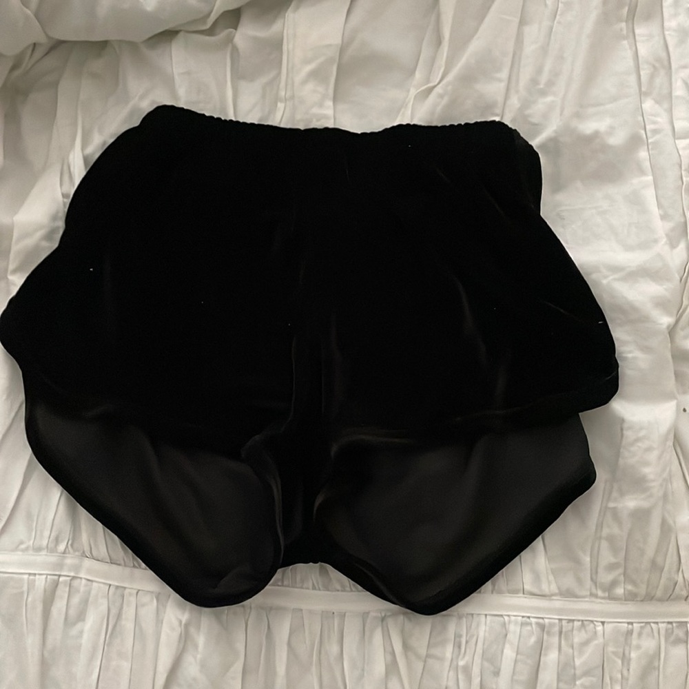 Brandy Melville velvet shorts